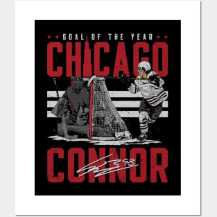 Connor Bedard Chicago Goal Of The Year Posters and Art